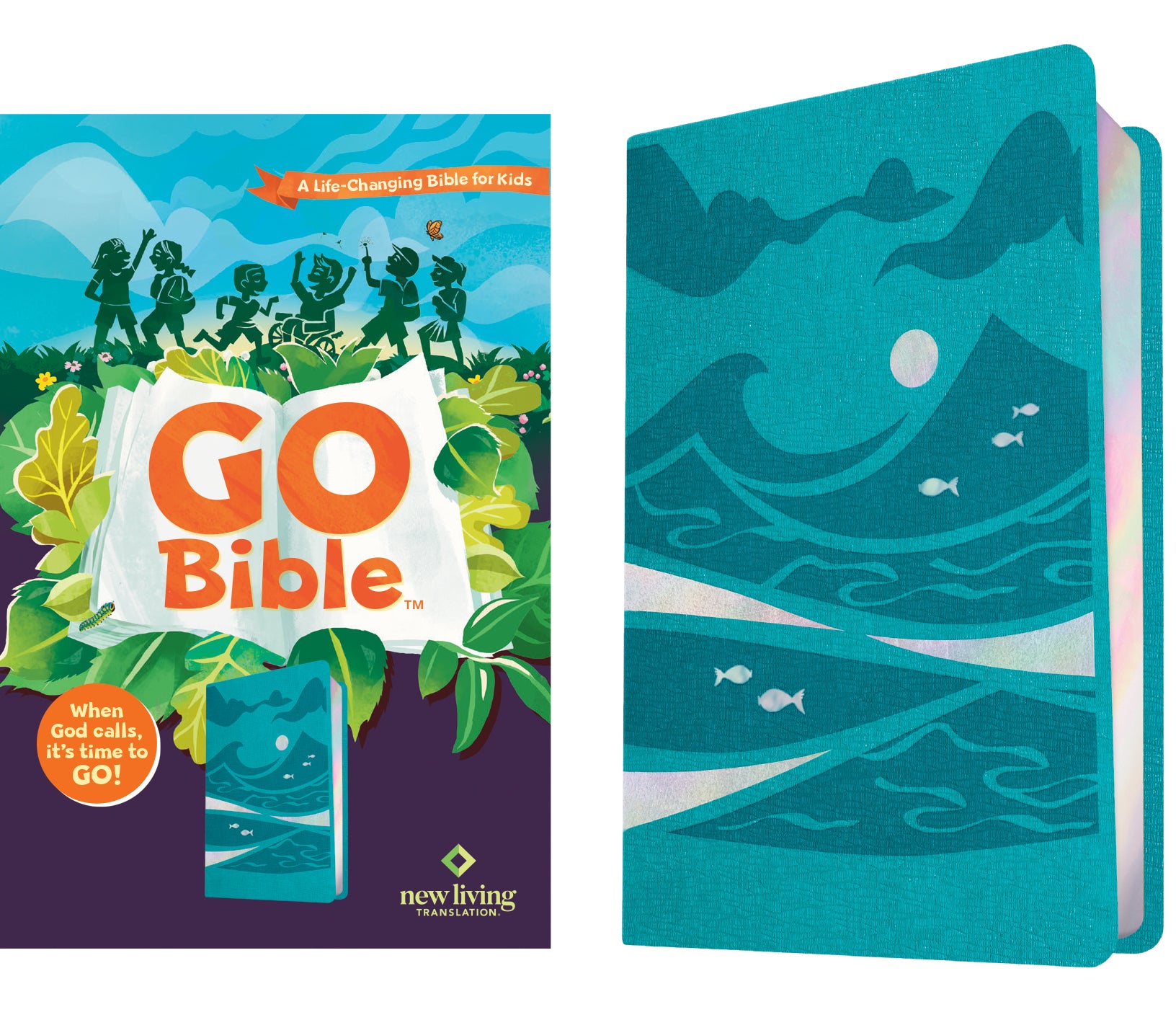 NLT Go Bible for Kids, Teal Ocean