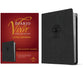 RVR60 Biblia de estudio del diario vivir letra grande Carbón (Letra Roja) (RVR60 Daily Living Study Bible Large Print Charcoal Red Letter, Spanish Edition)