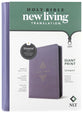 NLT Compact Giant Print Zipper Bible Filament Enabled Diamond Lavender (Red Letter Edition)