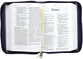 NLT Compact Giant Print Zipper Bible Filament Enabled Diamond Lavender (Red Letter Edition)