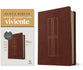 Biblia ultrafina NTV, con Filament (Café, Letra Roja)(Spanish Edition)