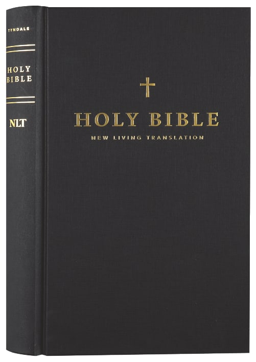 NLT Church Bible Black (Black Letter Edition)