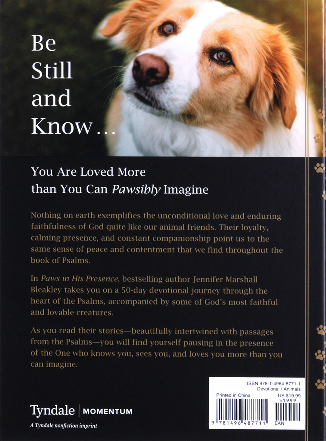 Paws in His Presence: 50 Inspirational Animal Stories to Help You Pray & Ponder the Psalms