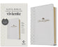 NTV Biblia manual letra grande con Filament Blanco (Letra Roja) (NTV manual Bible, large print with Filament White, Red Letter, Spanish Edition)