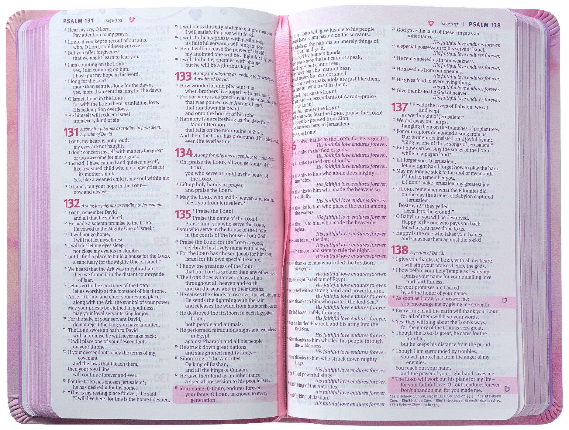 NLT My Beautiful Princess Bible Pink Sparkles