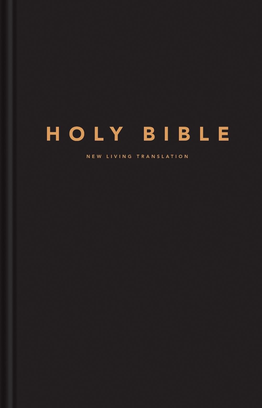 NLT Large Print Pew Bible Black (Black Letter Edition)