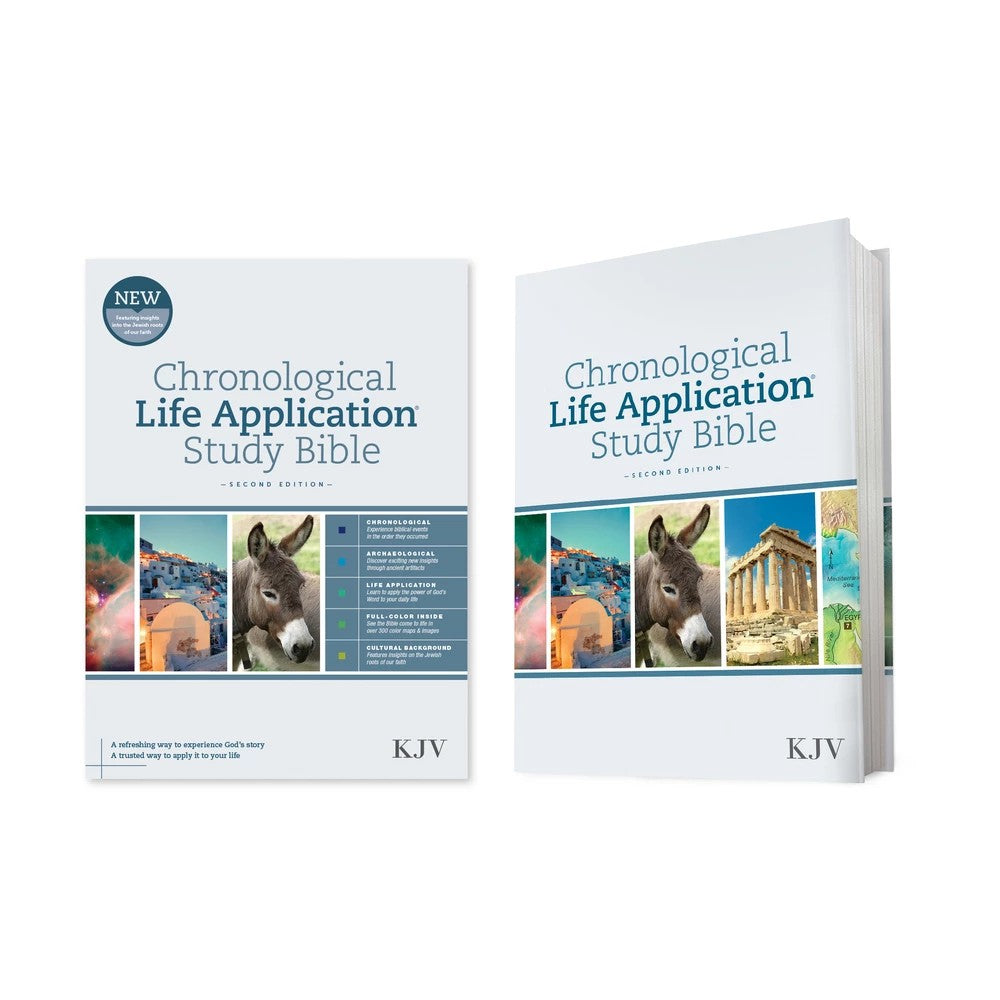 KJV Chronological Life Application Study Bible 2nd Edition (Black Letter Edition)