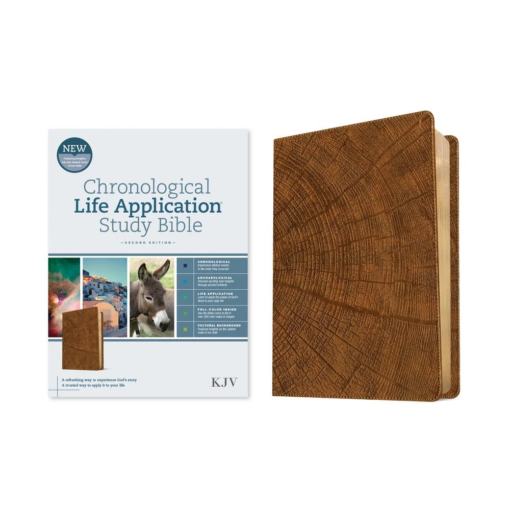 KJV Chronological Life Application Study Bible 2nd Edition Camel (Black Letter Edition)