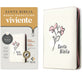NTV Biblia compacta letra gigante de zíper con Filament Beige Índice (NTV Compact Bible Giant Zipper Print with Filament Indexed Beige (Red Letter, Spanish Edition)