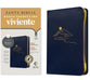 NTV Biblia compacta letra gigante de zíper con Filament Índice Azul (NTV Compact Bible, giant print zipper with Filament Blue Indexed, Red Letter, Spanish Edition)