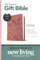 NLT Premium Gift Bible Filament Enabled Dusty Pink Petals (Red Letter Edition)