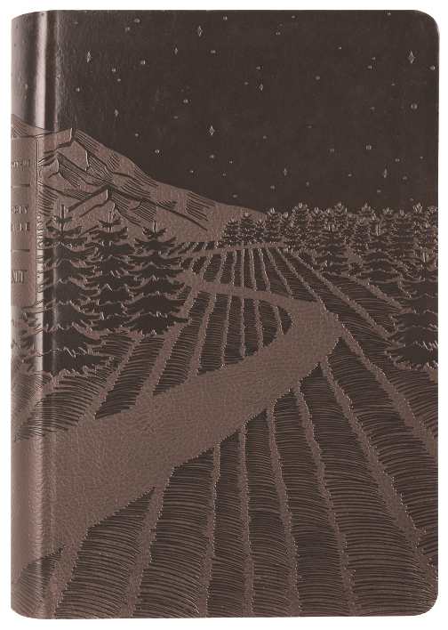 NLT Premium Gift Bible Filament Enabled, Starlight Path Brown (Red Letter Edition)