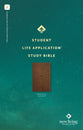 NLT Student Life Application Study Bible Filament Enabled Rustic Brown (Red Letter Edition)