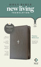 NLT Thinline Reference Zipper Bible Filament Enabled Textured Cross Gray (Red Letter Edition)