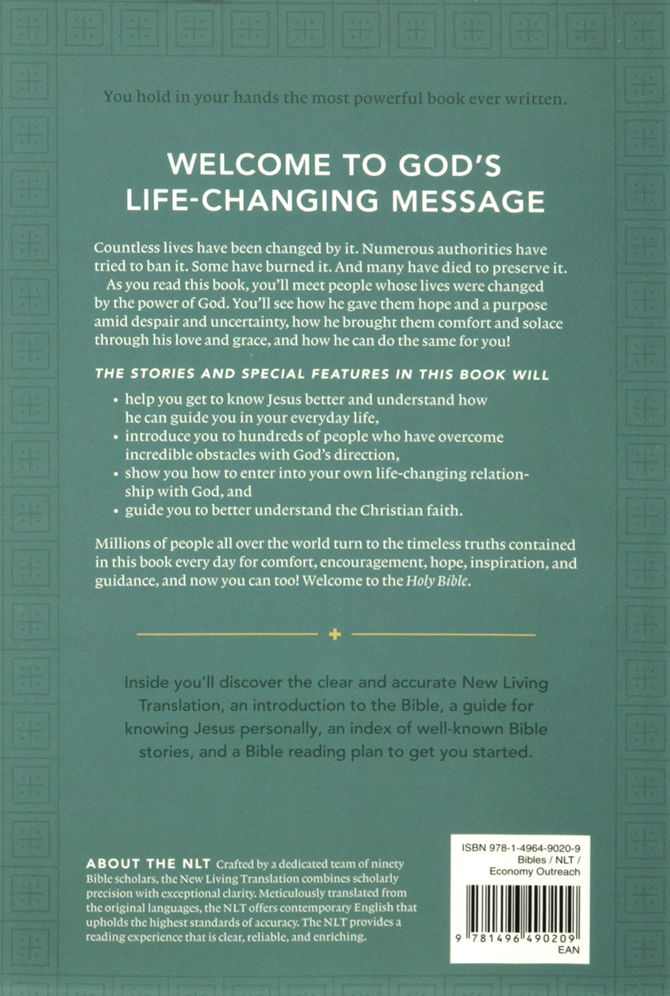 NLT Holy Bible, Economy Outreach Edition, Green