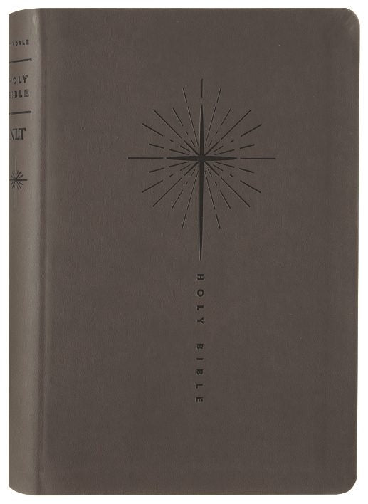 NLT Premium Gift Bible Star Cross Taupe (Red Letter Edition)