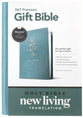 NLT Premium Gift Bible, Filament Enabled, Teal Cross (Red Letter Edition)