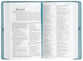 NLT Premium Gift Bible, Filament Enabled, Teal Cross (Red Letter Edition)
