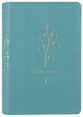 NLT Premium Gift Bible, Filament Enabled, Teal Cross (Red Letter Edition)