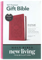 NLT Premium Gift Bible Very Berry Pink Vines (Red Letter Edition)