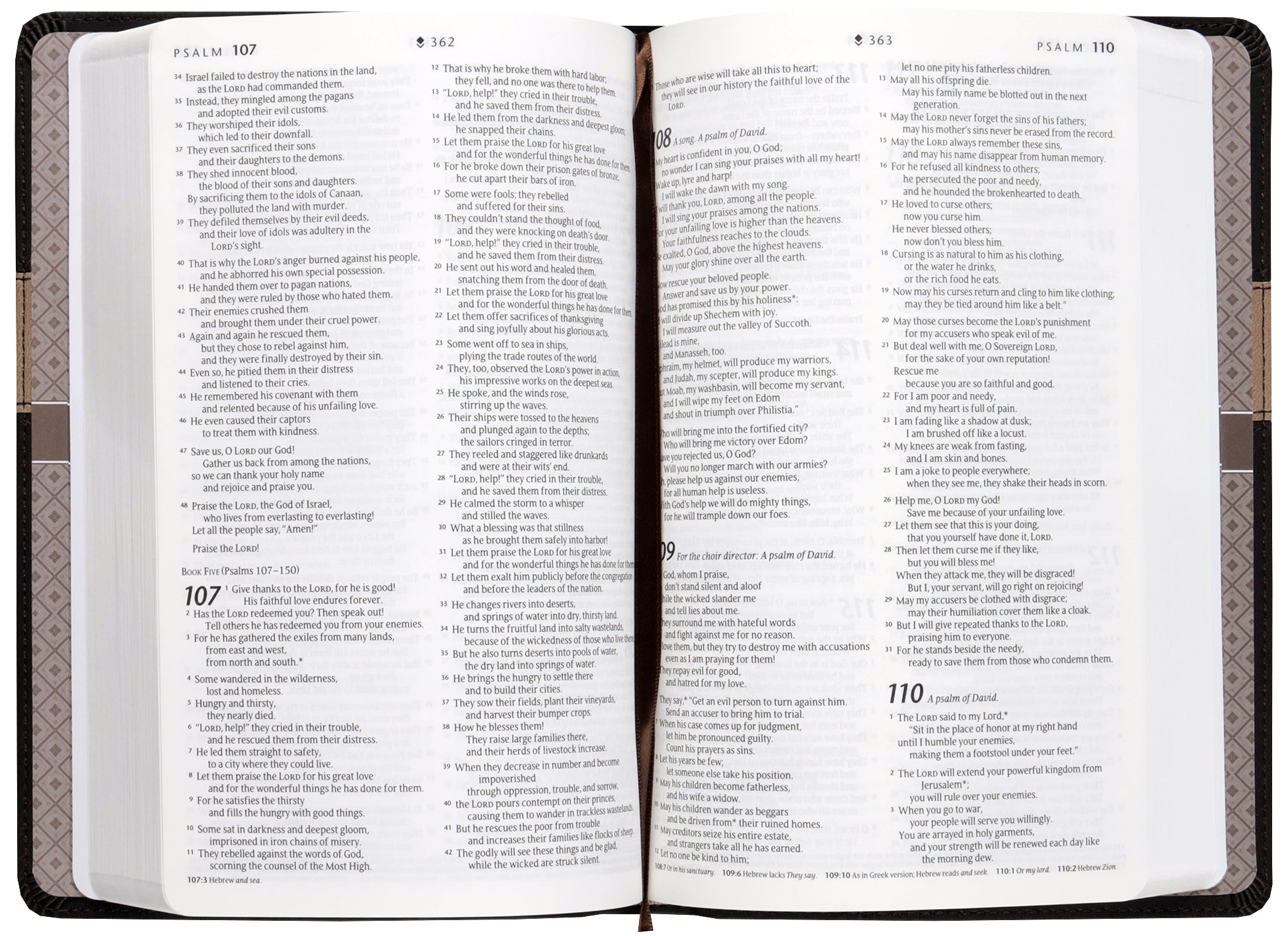 NLT Premium Gift Bible Dark Brown/Tan (Red Letter Edition)