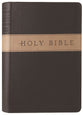 NLT Premium Gift Bible Dark Brown/Tan (Red Letter Edition)