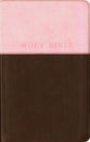 NLT Premium Gift Bible Pink/Dark Brown (Red Letter Edition)