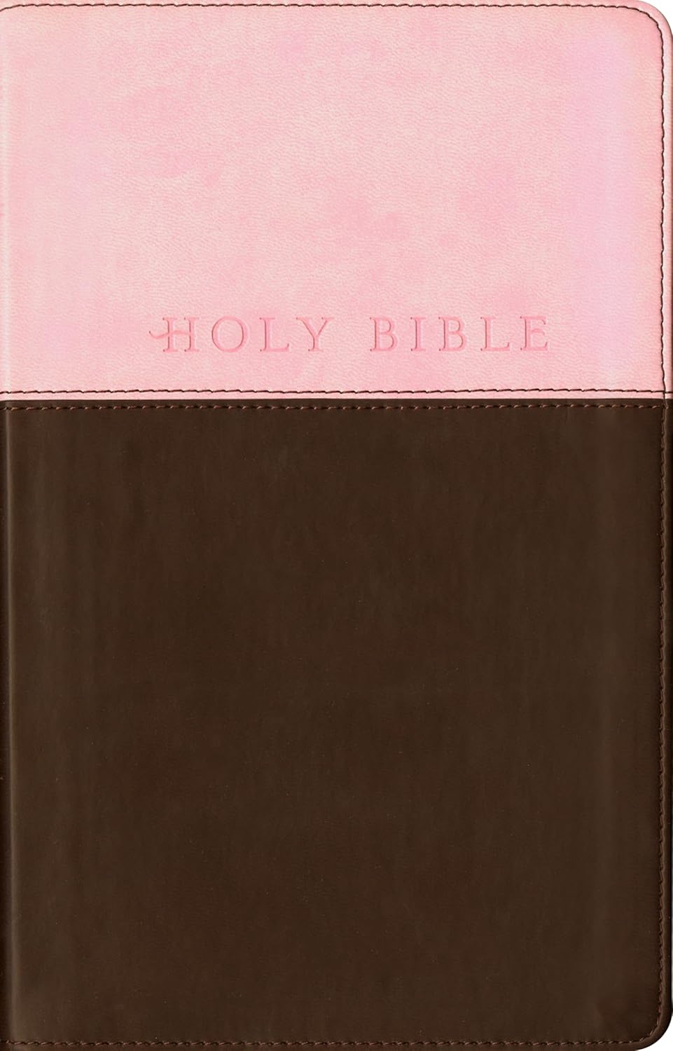 NLT Premium Gift Bible Pink/Dark Brown (Red Letter Edition)
