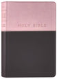 NLT Premium Gift Bible Pink/Dark Brown (Red Letter Edition)