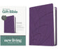 NLT Premium Gift Bible Filament Enabled Purple Petals (Red Letter Edition)