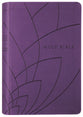 NLT Premium Gift Bible Filament Enabled Purple Petals (Red Letter Edition)