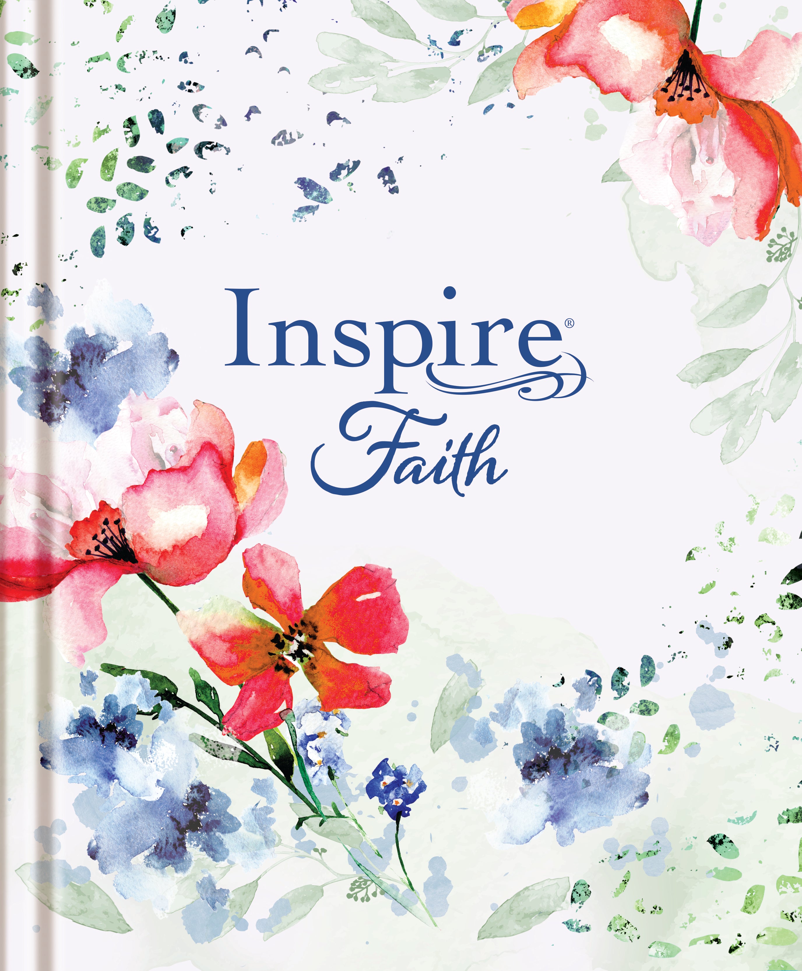 NLT Inspire FAITH Bible (Large Print, Wildflower Meadow, Filament Enabled): The Bible for Coloring & Creative Journaling