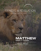 Matthew : A Comprehensive Verse-By-Verse Exploration of the Bible (Participant Book, Large Print) (Genesis To Revelation Series)