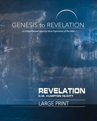 Revelation : A Comprehensive Verse-By-Verse Exploration of the Bible (Participant Book, Large Print) (Genesis To Revelation Series)