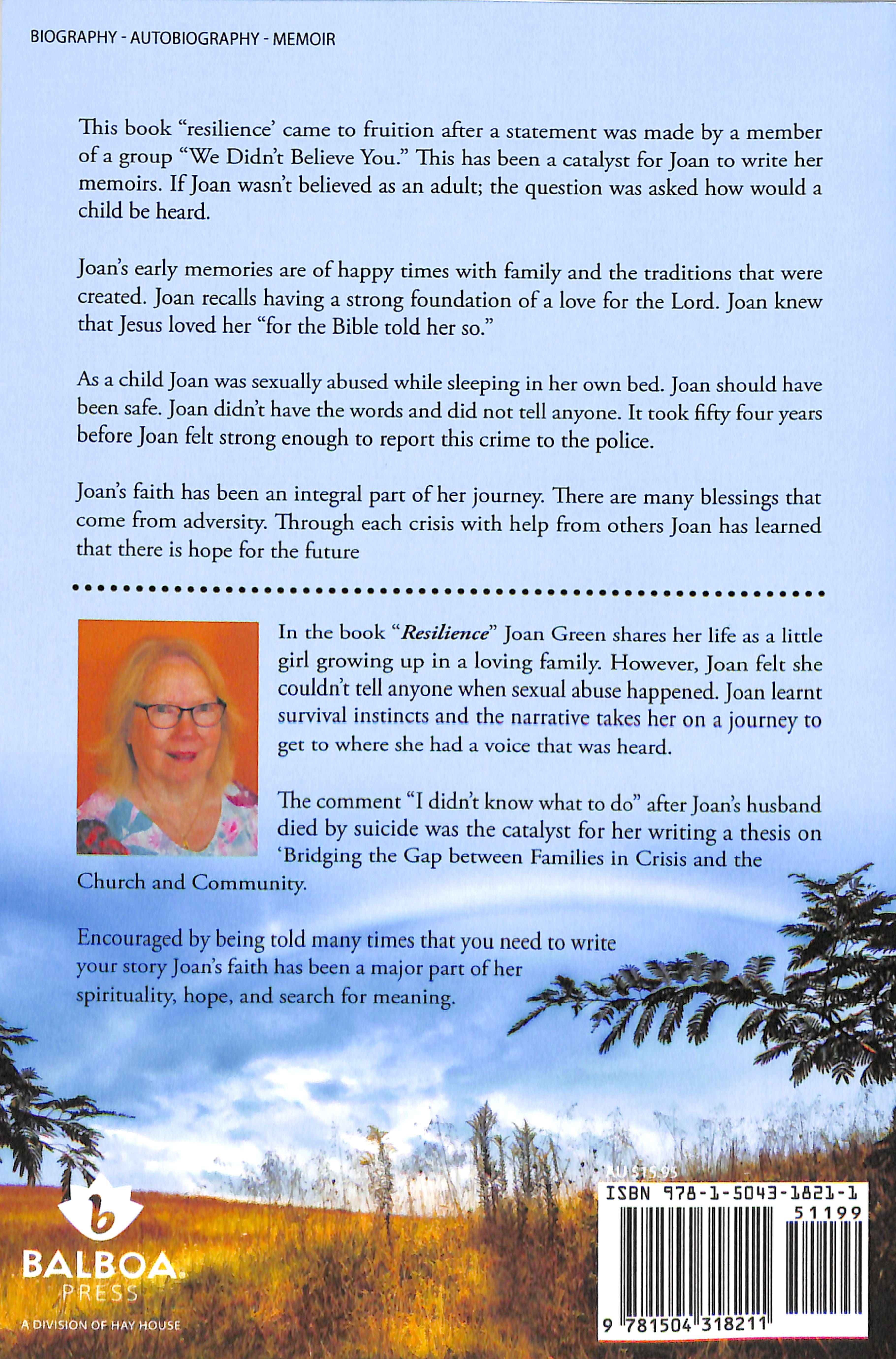 Resilience: Memoirs of Joan Green