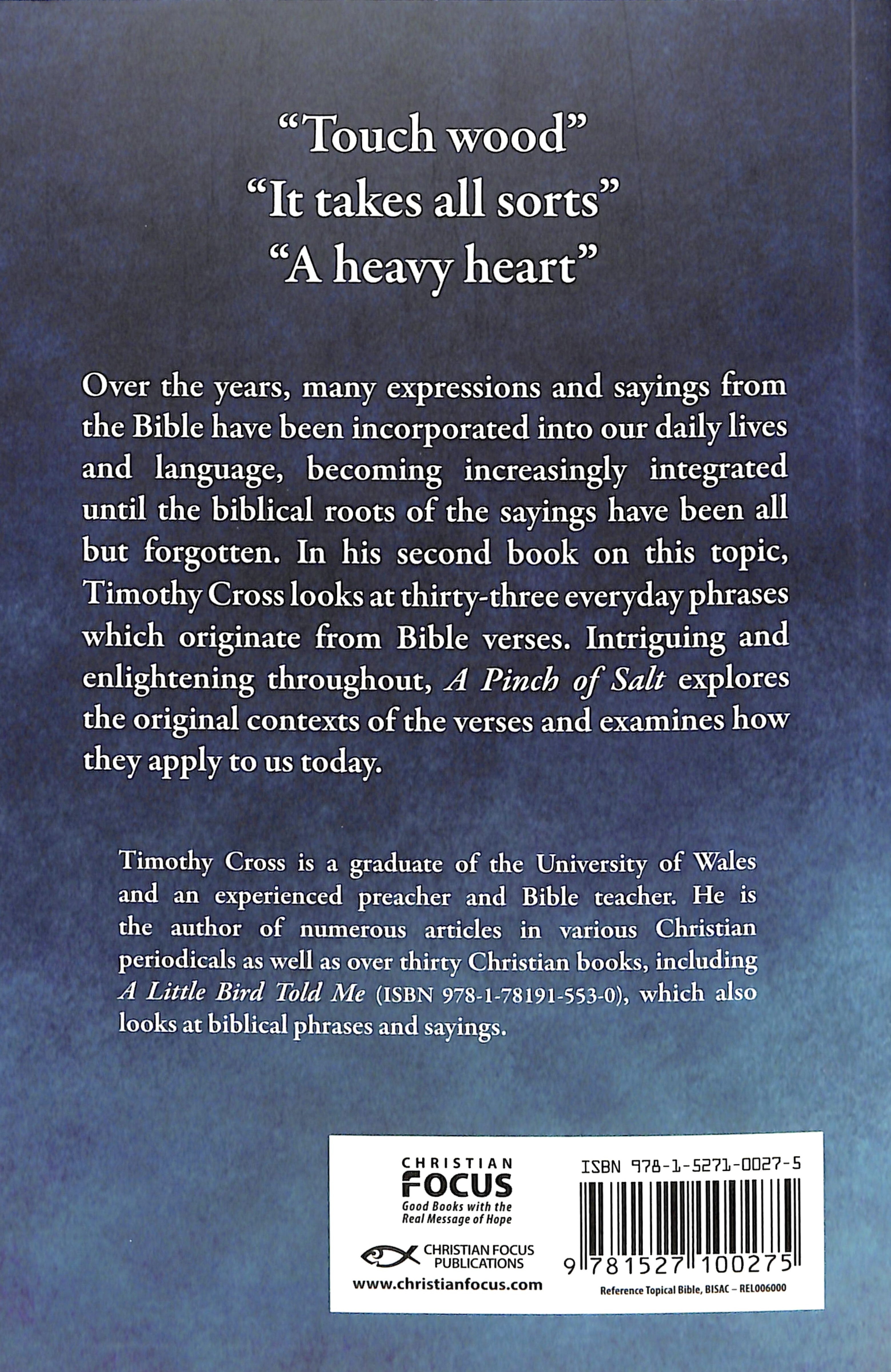 A Pinch of Salt: More Everyday Expressions From Scripture