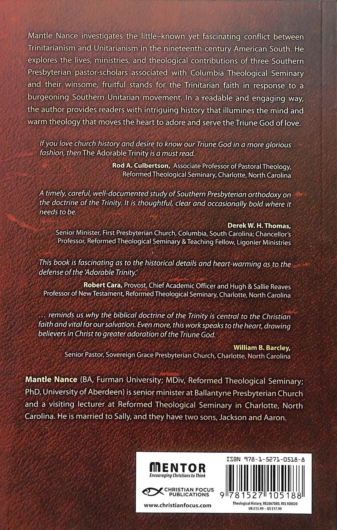 The Adorable Trinity: Standing For Orthodoxy in Nineteenth-Century America