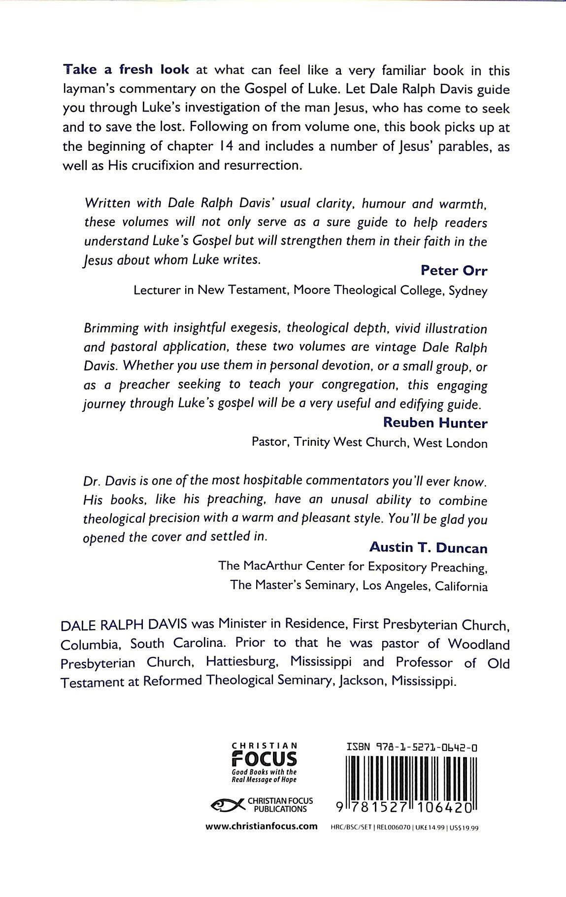 Luke Chapters 14-24 (Volume 2) (Focus On The Bible Commentary Series)