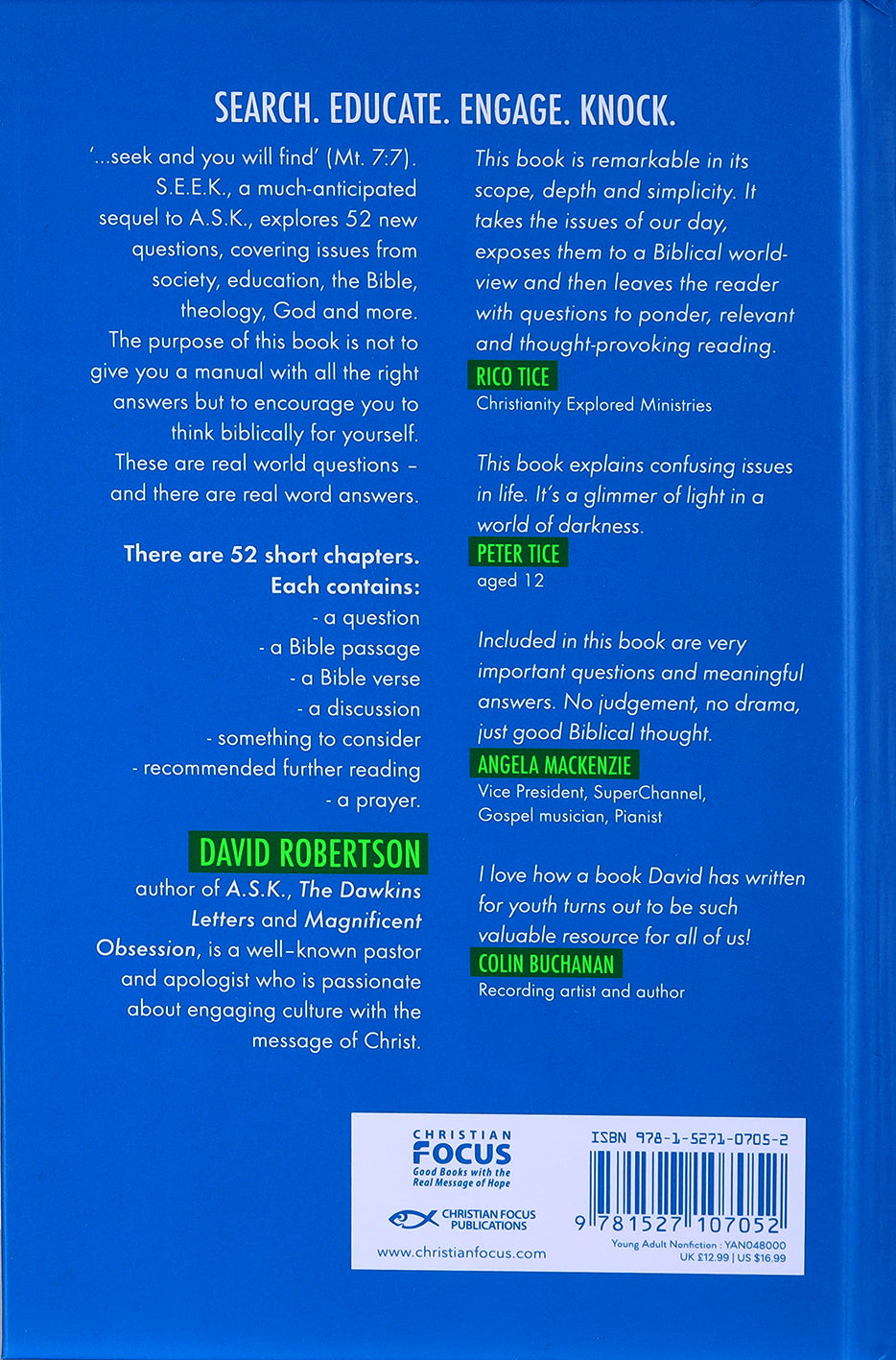 S.E.E.K.: Real Word Questions/Real World Answers