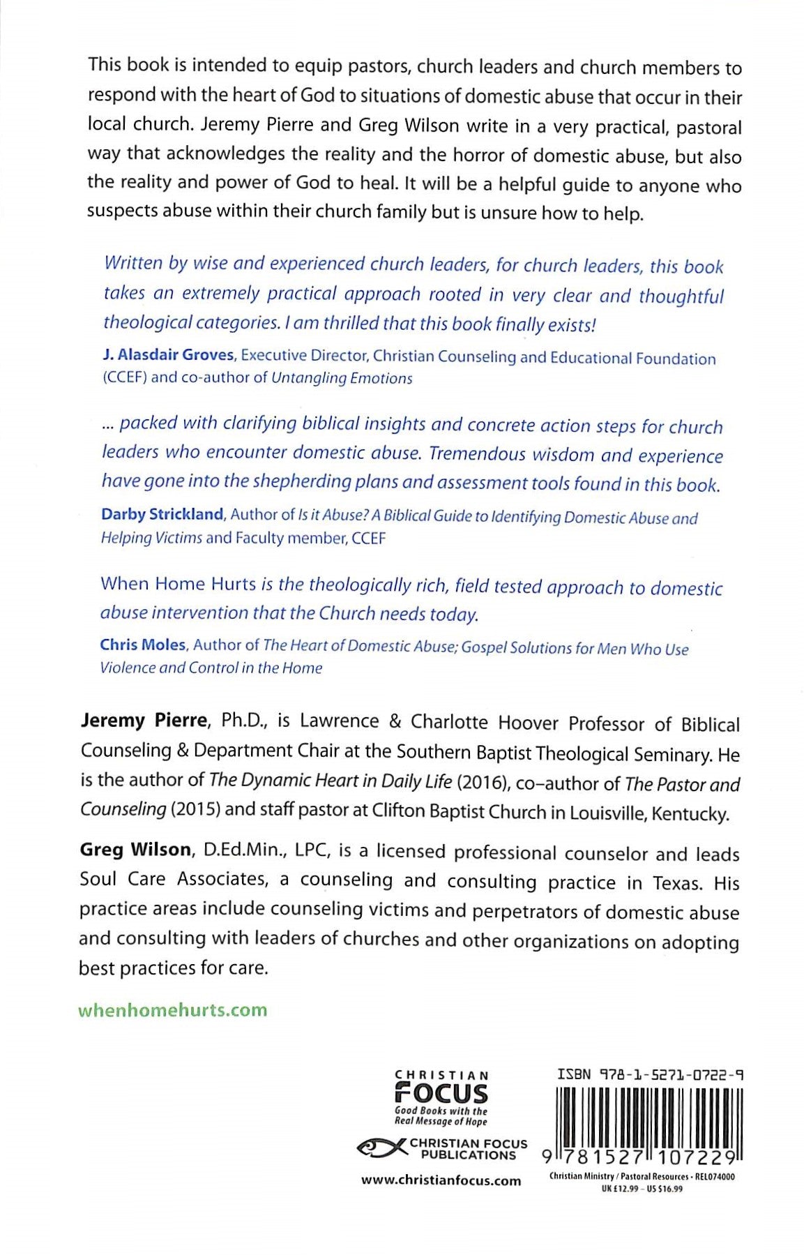 When Home Hurts: A Guide For Responding Wisely to Domestic Abuse in Your Church