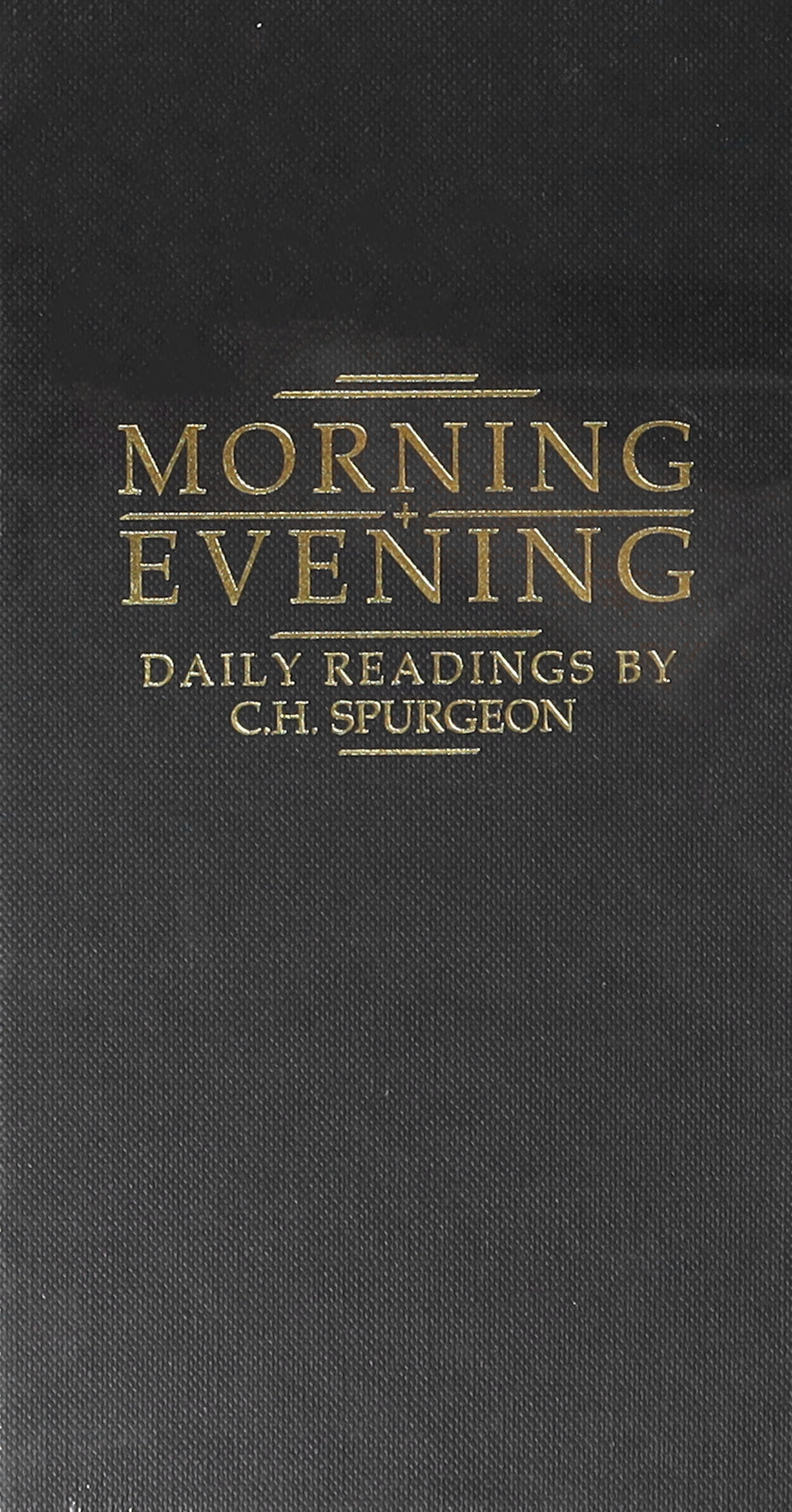 Morning and Evening: Daily Readings By C. H. Spurgeon (Black)