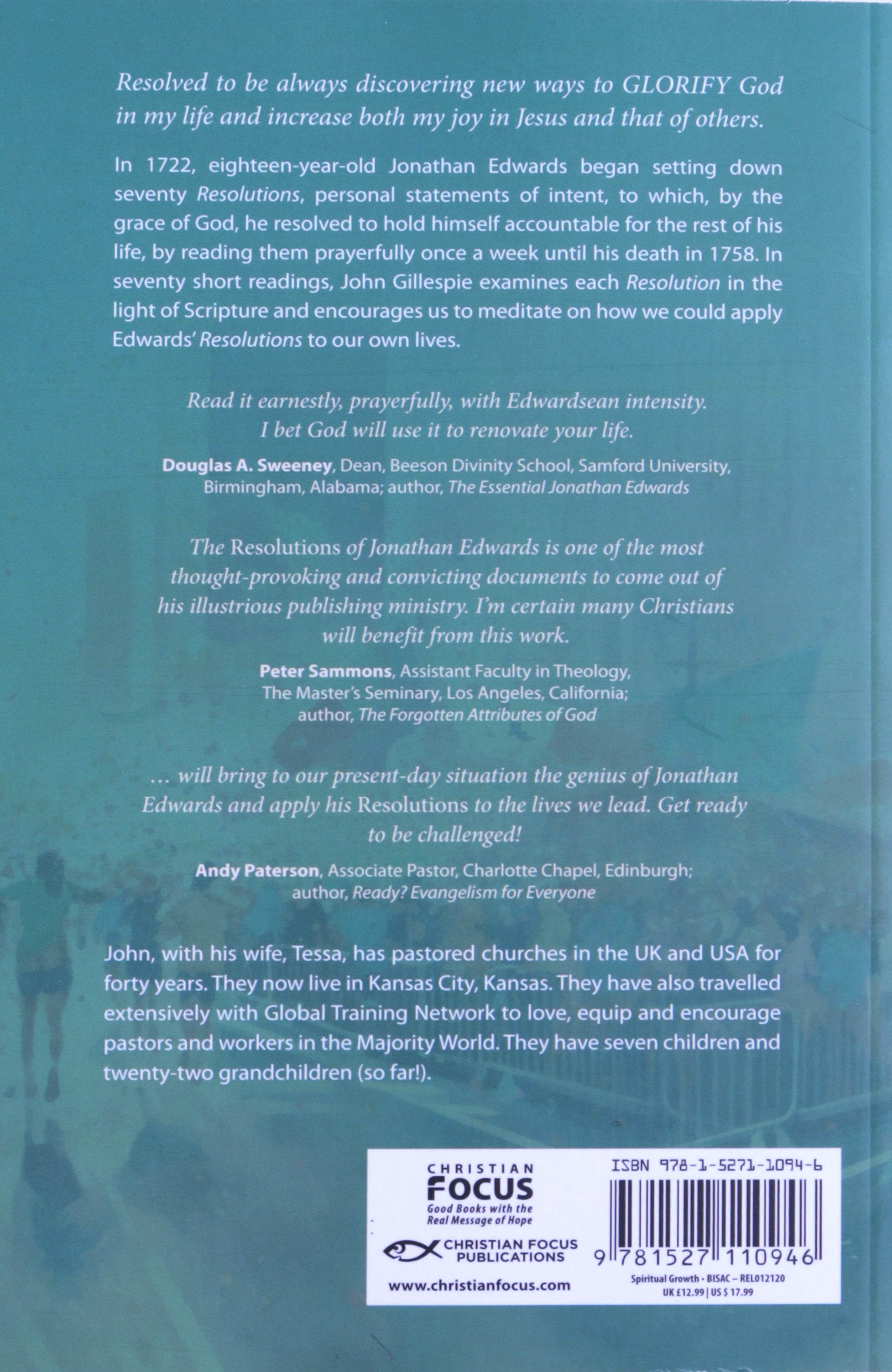 Following Jesus in an Age of Quitters: The Resolutions of Jonathan Edwards for Today