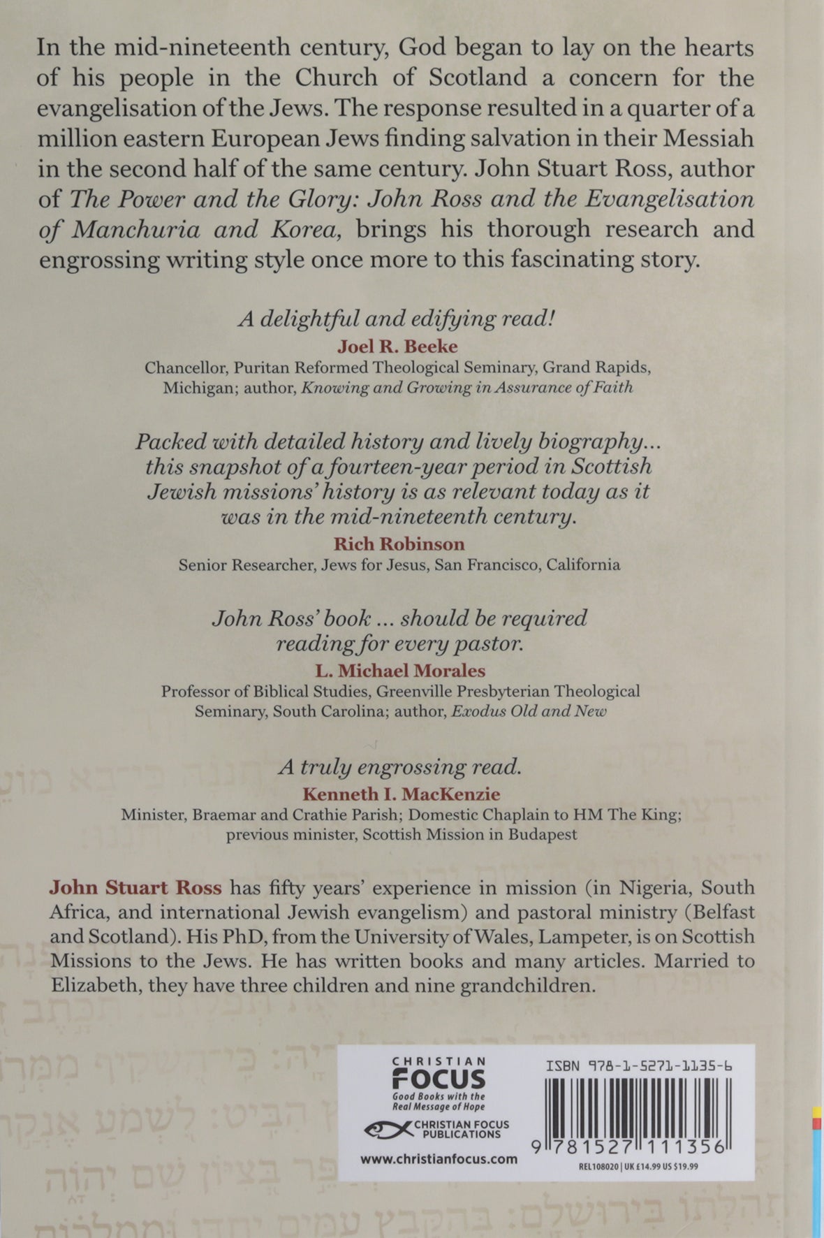 Time for Favour: The Scottish Mission to the Jewish People: 1838–1852