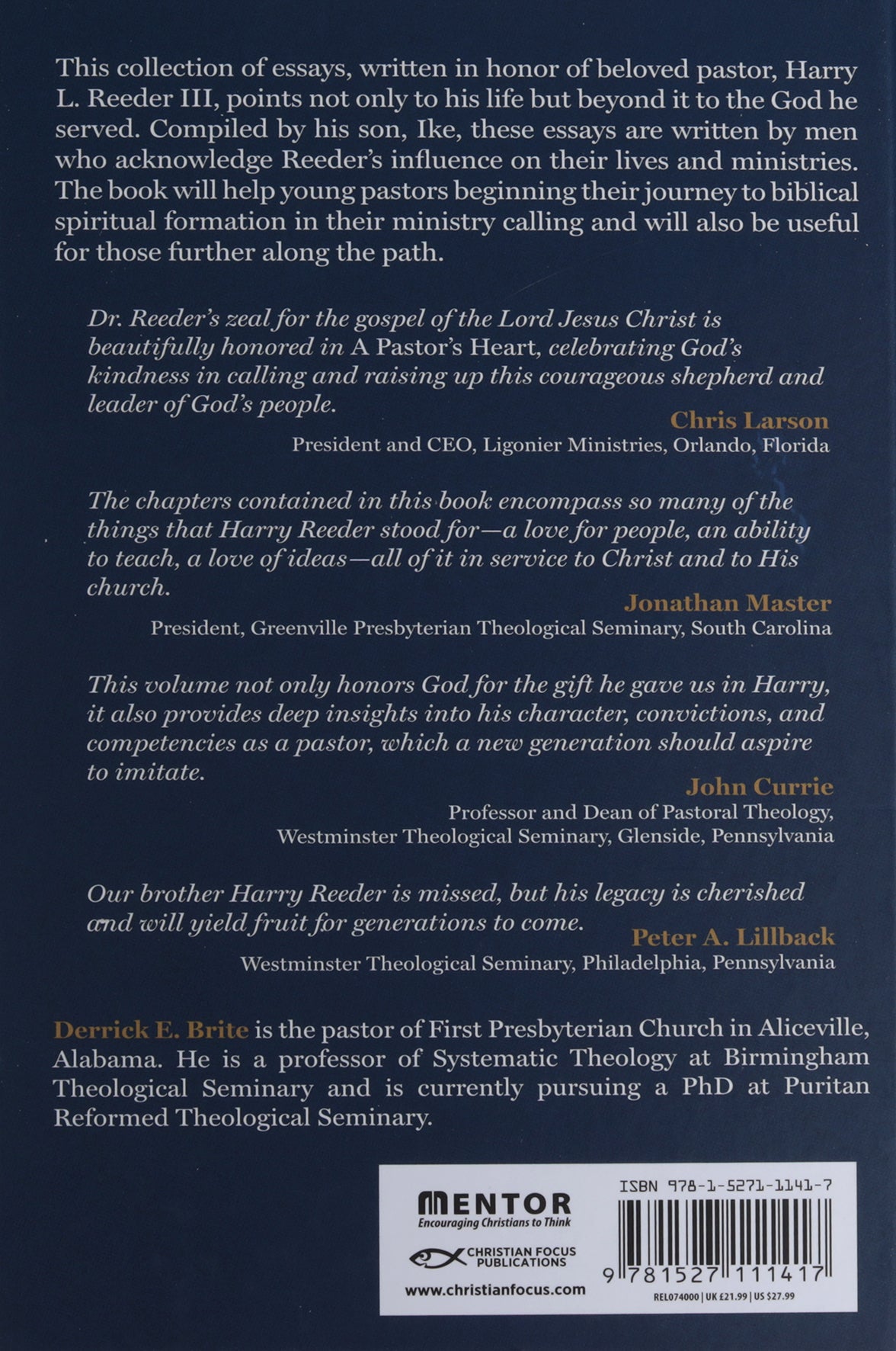 A Pastor’s Heart: Essays in Memory of Harry L. Reeder, III
