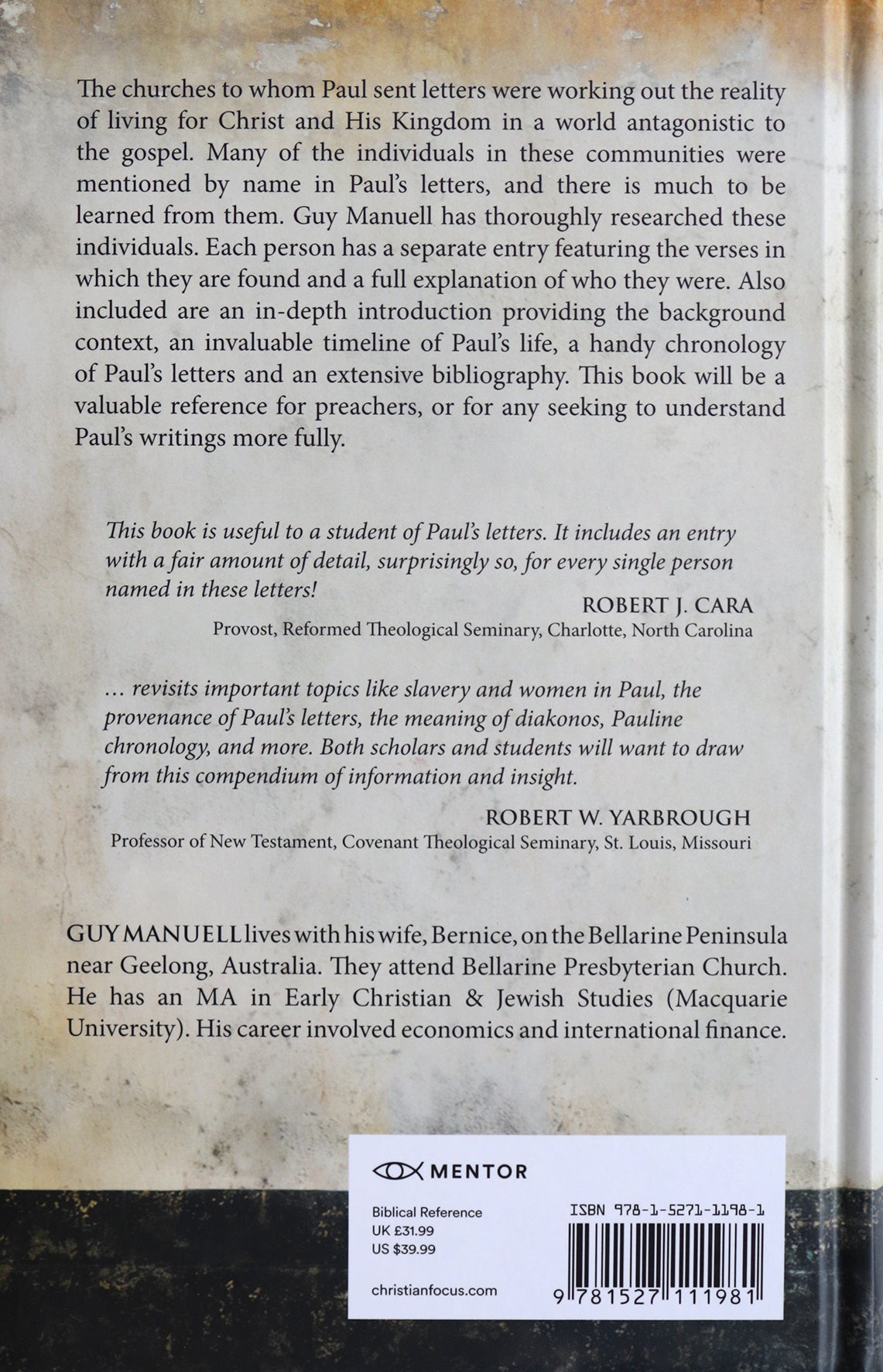 The People in Paul’s Letters