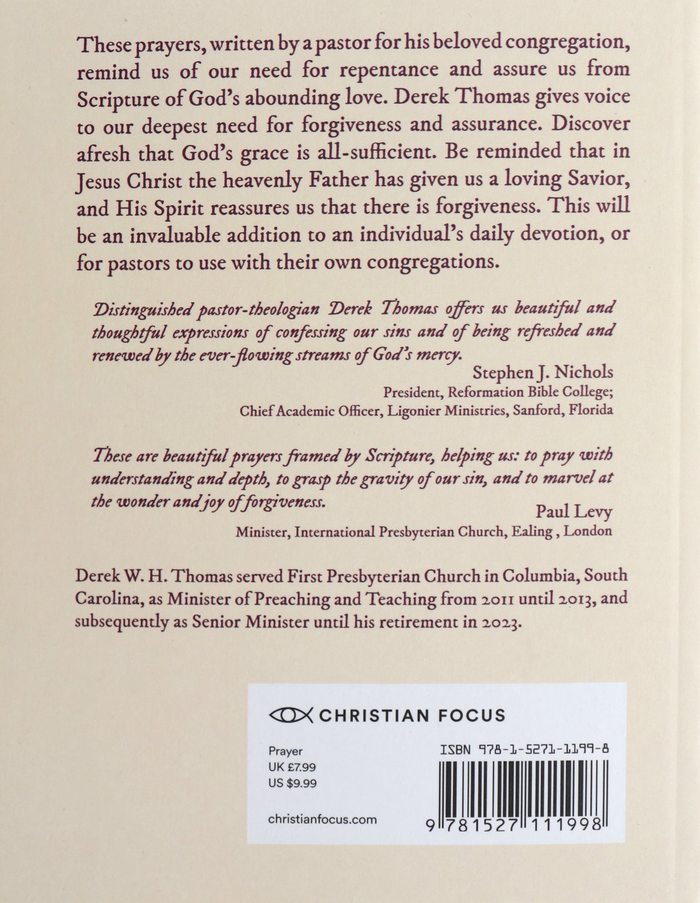 Approaching the Throne of God: Confessions of Sin & Assurances of Pardon from Derek W. H. Thomas
