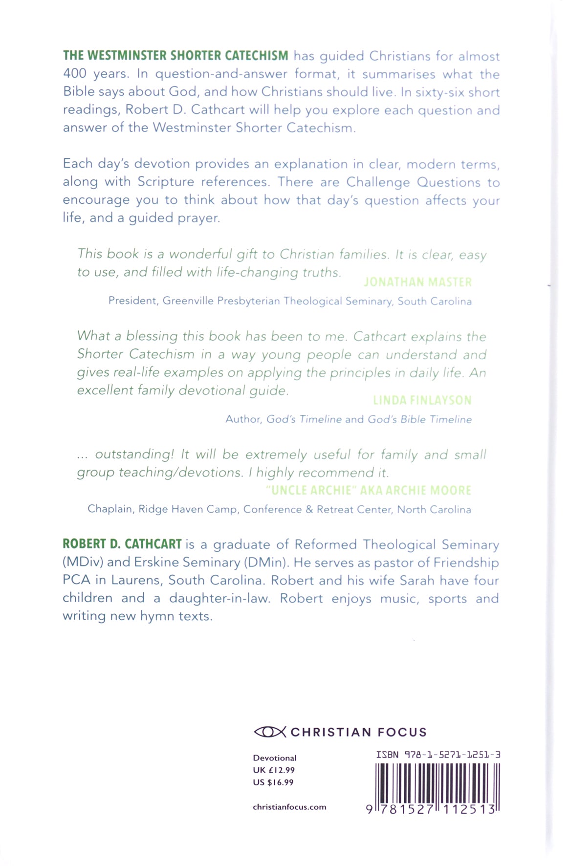 Shorter Catechism Devotions: Timeless Truths for Today