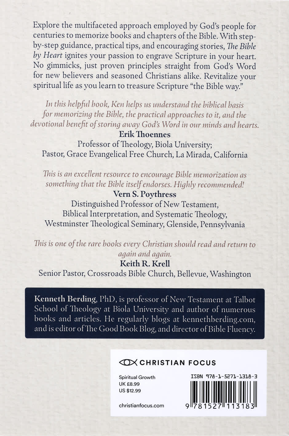 The Bible by Heart: The Bible's Own Method for Scripture Memory