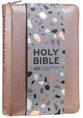 NIV Pocket Bible Rose Gold With Zip