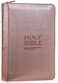 NIV Pocket Bible Rose Gold With Zip
